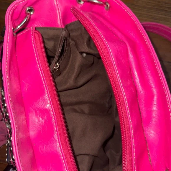 Ultimate Y2K Pink and Black Studded guns Handbag